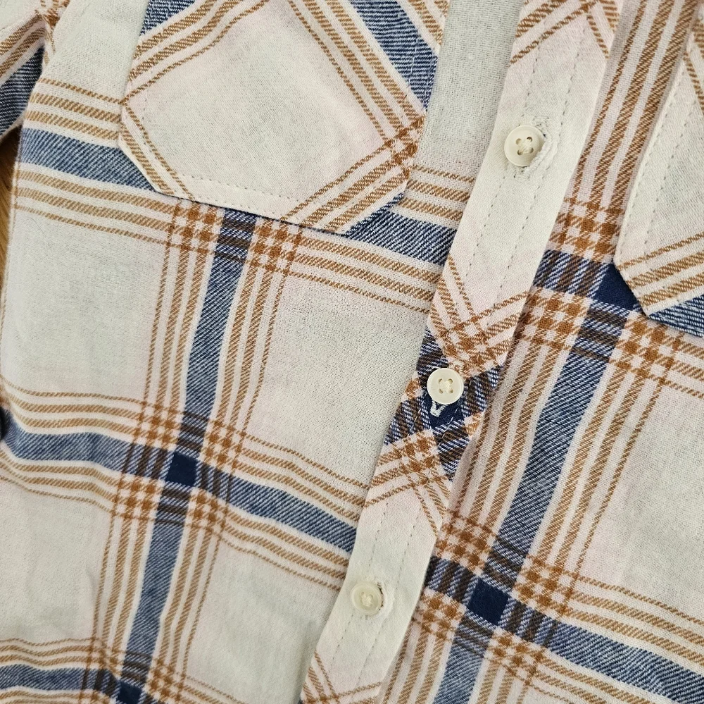 Old Navy Toddler Girl Plaid Button Down Shirt